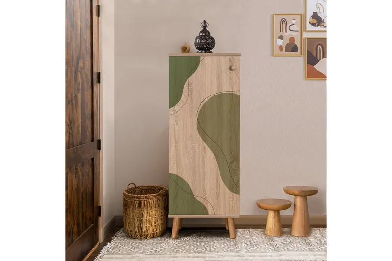 Gelsgan Skoskåp 50 cm - Green - Förvaring - Skoförvaring - Skoskåp