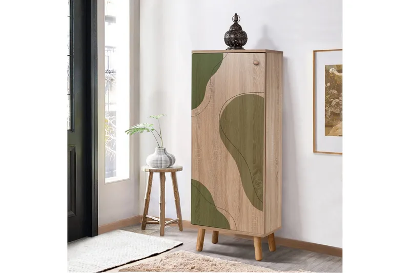 Gelsgan Skoskåp 50 cm - Green - Förvaring - Skoförvaring - Skoskåp