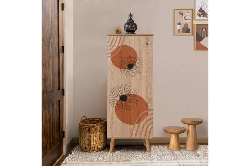 Gelsgan Skoskåp 50 cm - Ljusbrun - Förvaring - Skoförvaring - Skoskåp