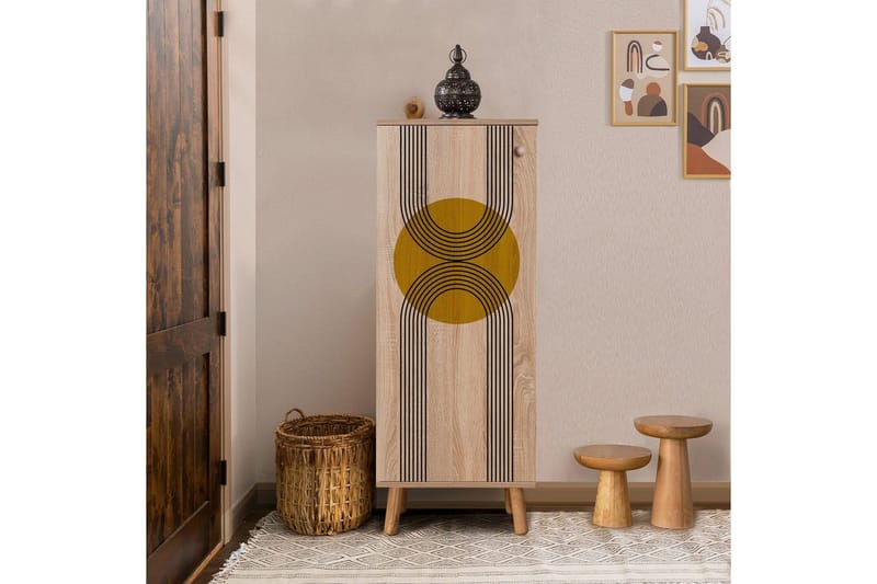 Gelsgan Skoskåp 50 cm - Natur - Förvaring - Skoförvaring - Skoskåp