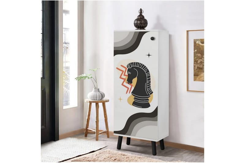 Gelsgan Skoskåp 50 cm - Svart - Förvaring - Skoförvaring - Skoskåp