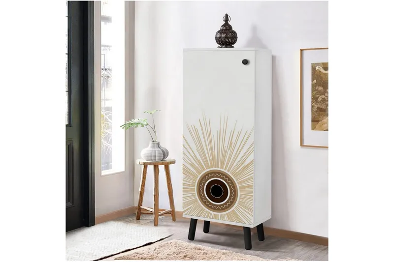 Gelsgan Skoskåp 50 cm - Vit - Förvaring - Skoförvaring - Skoskåp