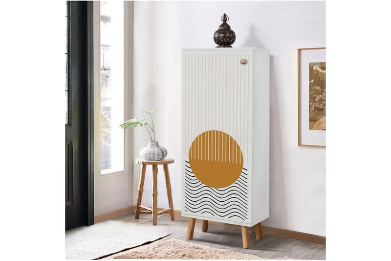 Gelsgan Skoskåp 50 cm - Vit - Förvaring - Skoförvaring - Skoskåp