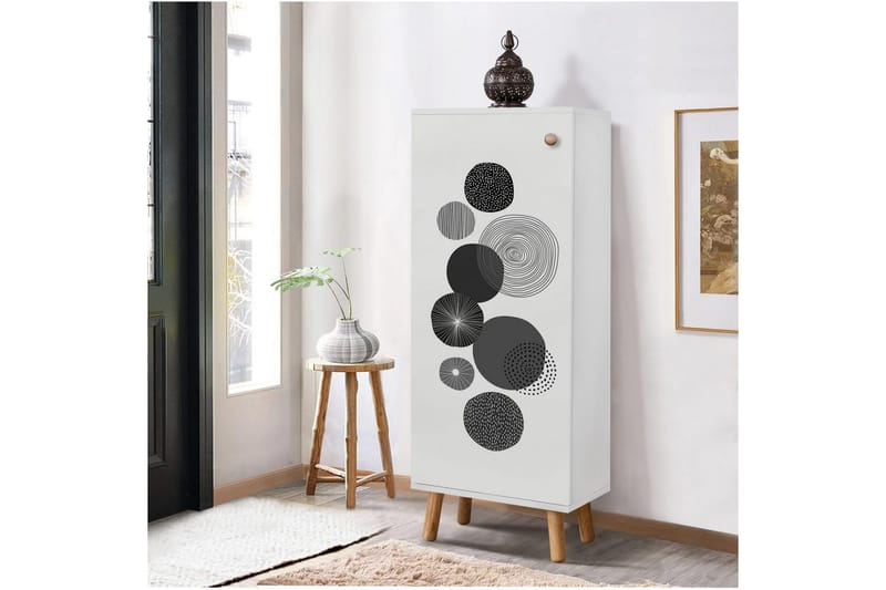 Gelsgan Skoskåp 50 cm - Vit - Förvaring - Skoförvaring - Skoskåp