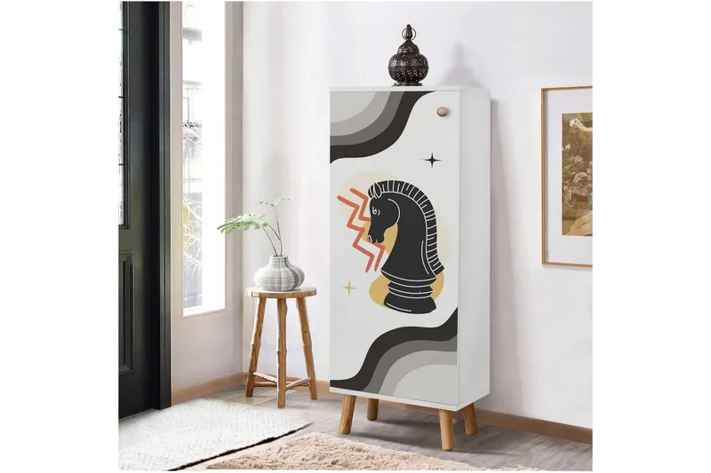 Gelsgan Skoskåp 50 cm - Vit - Förvaring - Skoförvaring - Skoskåp