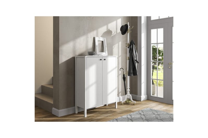 Haviland Skoskåp 90 cm - Natur/Vit - Förvaring - Skoförvaring - Skoskåp