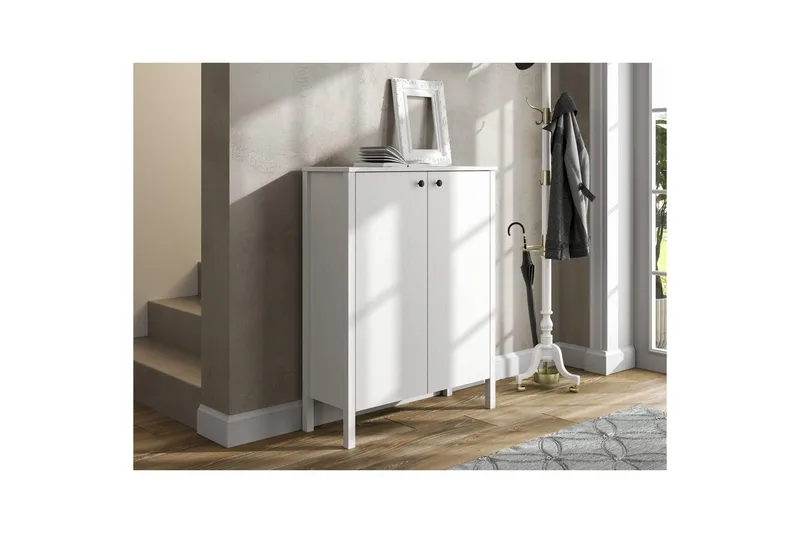 Haviland Skoskåp 90 cm - Natur/Vit - Förvaring - Skoförvaring - Skoskåp