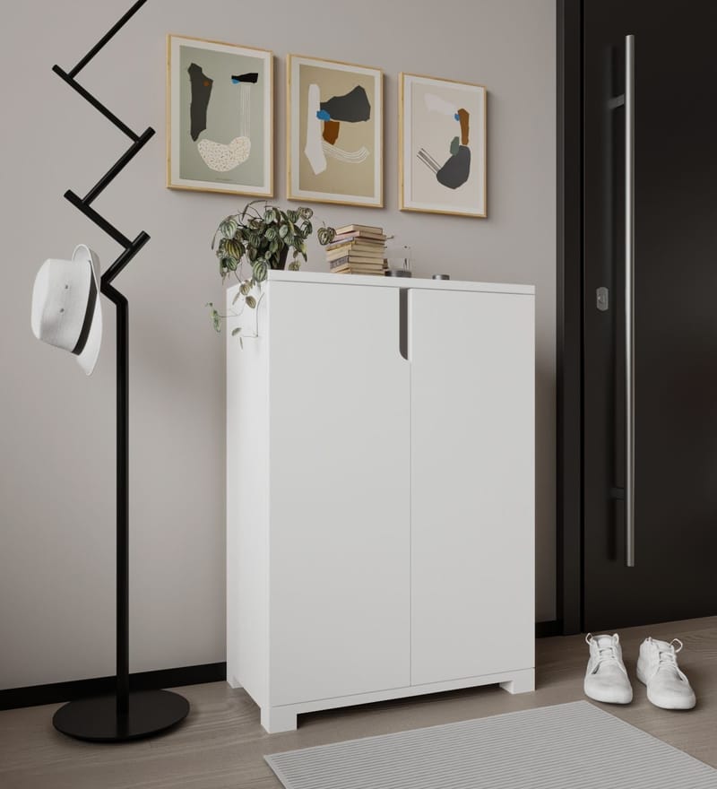 Hungirr Skoskåp 60 cm - Vit - Förvaring - Skoförvaring - Skoskåp