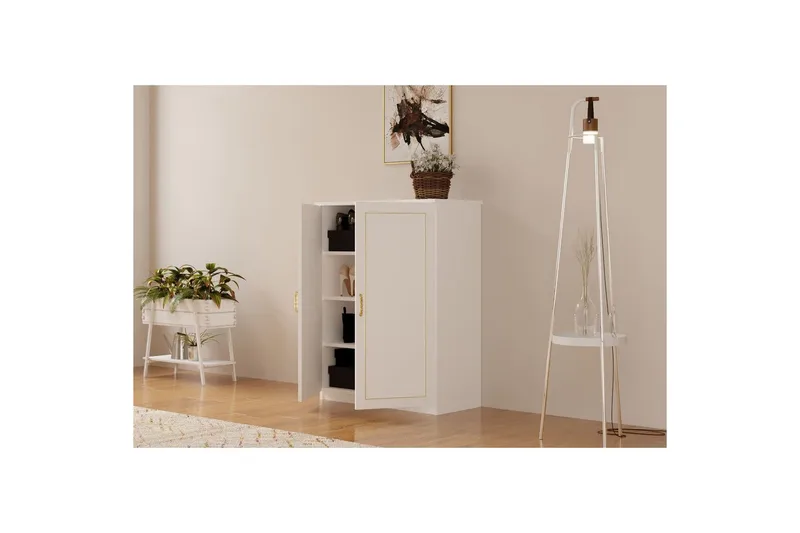 Ilena Skoskåp 70 cm - Matt Vit - Förvaring - Skoförvaring - Skoskåp