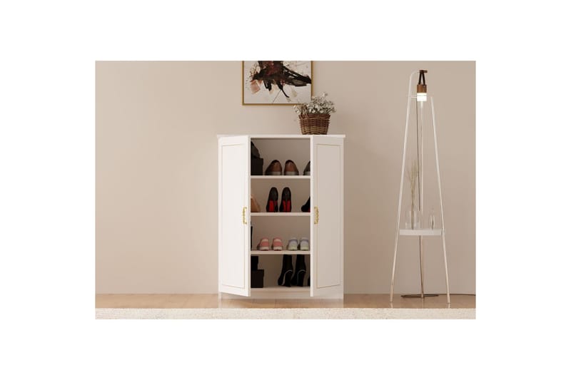 Ilena Skoskåp 70 cm - Matt Vit - Förvaring - Skoförvaring - Skoskåp