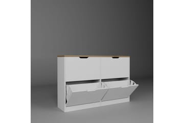 Kiichi Skoskåp 120,5 cm - Valnöt - Förvaring - Skoförvaring