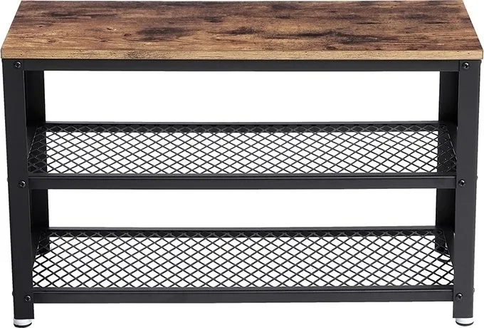 Lasse skohylla 73 cm - Brun/svart - Brun/svart - Förvaring - Skoförvaring