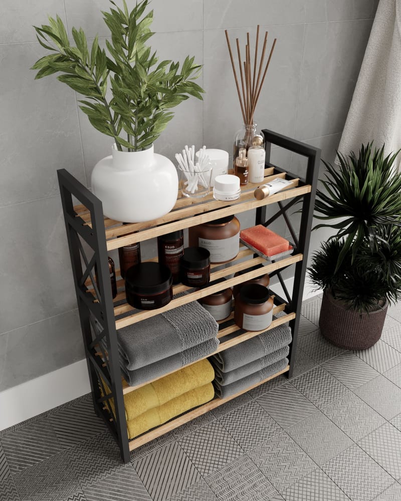 Lekora Multifunktionshylla 64 cm - Svart - Förvaring - Skoförvaring