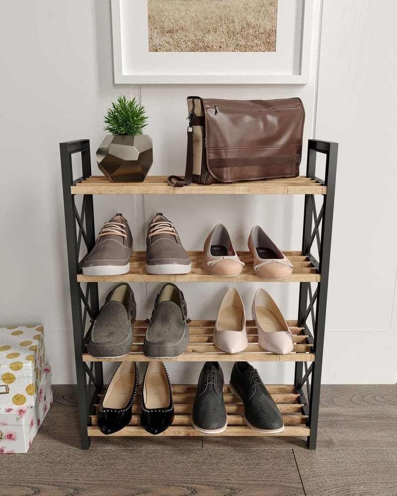 Lekora Multifunktionshylla 64 cm - Svart - Förvaring - Skoförvaring