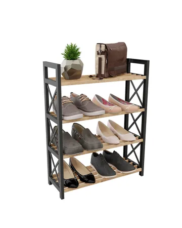 Lekora Multifunktionshylla 64 cm - Svart - Förvaring - Skoförvaring