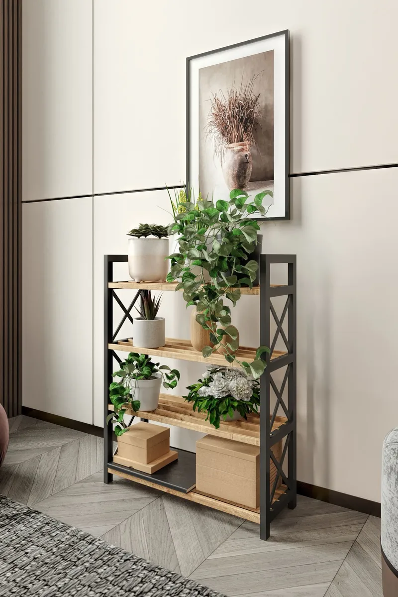 Lekora Multifunktionshylla 64 cm - Svart - Förvaring - Skoförvaring