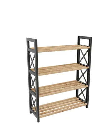 Lekora Multifunktionshylla 64 cm - Svart - Förvaring - Skoförvaring