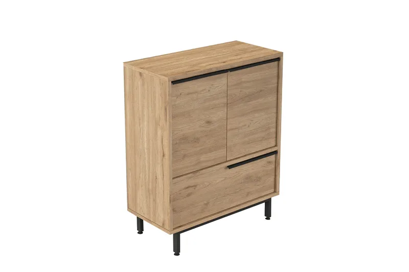 Liyakat Skoskåp 74,8 cm - Valnöt - Förvaring - Skoförvaring - Skoskåp