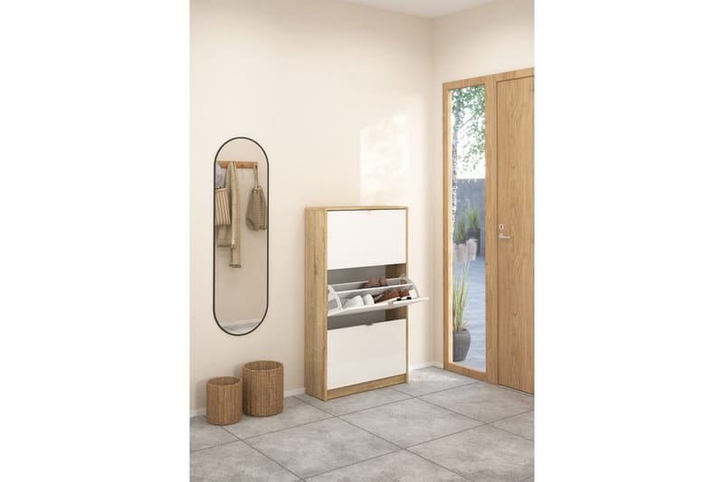 Loranor Skoskåp 70,3 cm - Natur - Förvaring - Skoförvaring - Skoskåp