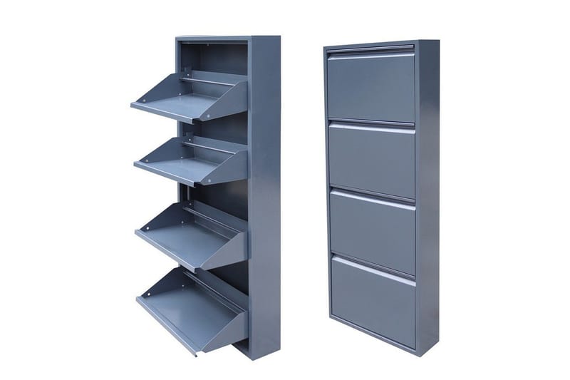 Mayazizi Skoskåp 50 cm - Ljusgrå - Förvaring - Skoförvaring - Skoskåp