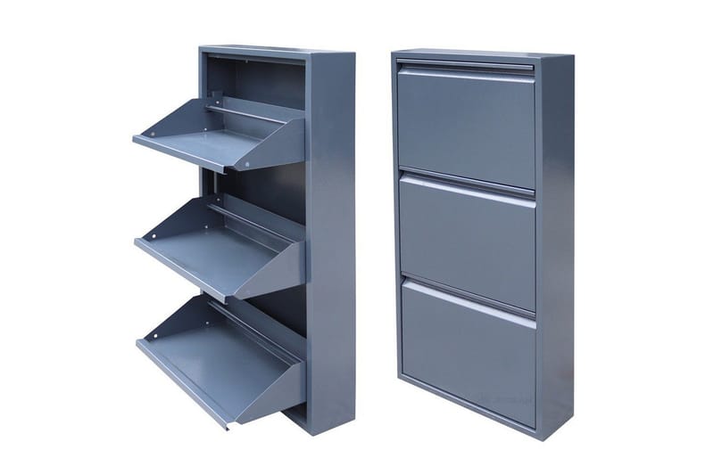 Mayazizi Skoskåp 50 cm - Ljusgrå - Förvaring - Skoförvaring - Skoskåp