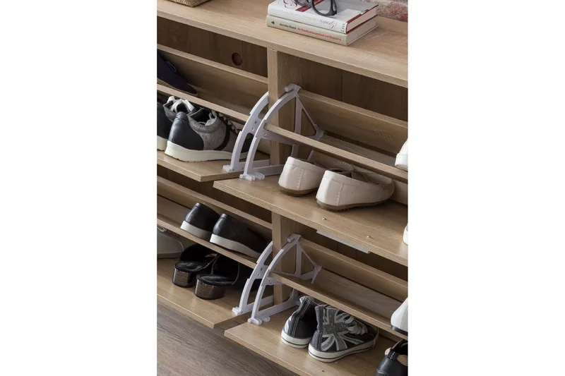 Metia Skoskåp 120x24 cm - Trä/natur - Förvaring - Skoförvaring - Skoskåp