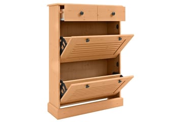 Mille Skoskåp 75x105 cm - Brun - Förvaring - Skoförvaring