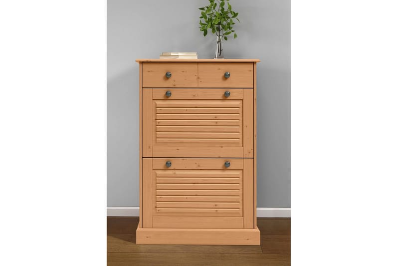 Mille Skoskåp 75x105 cm - Brun - Förvaring - Skoförvaring - Skoskåp