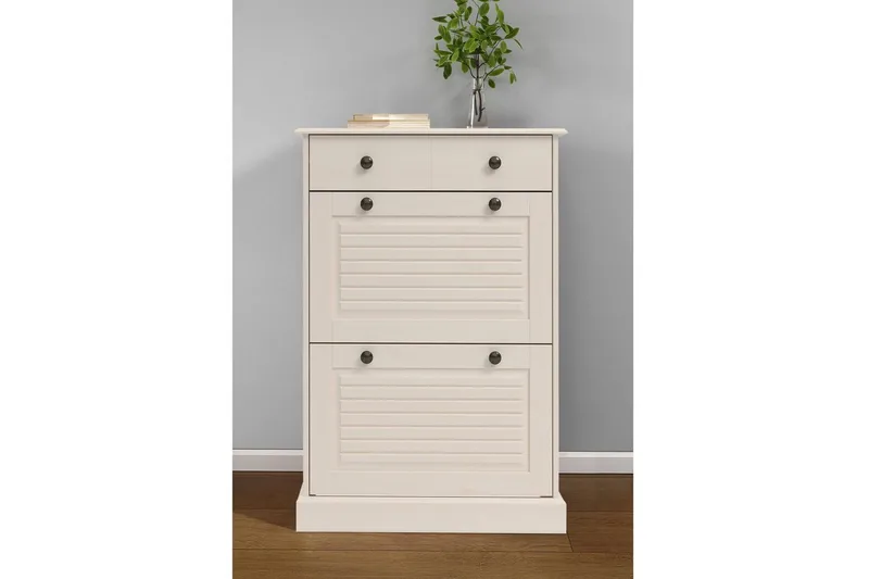 Mille Skoskåp 75x105 cm - Vit - Förvaring - Skoförvaring - Skoskåp