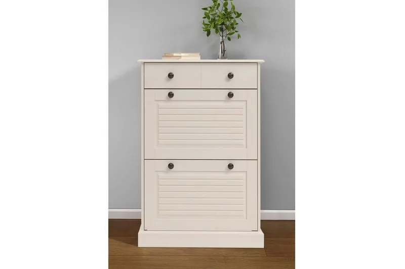 Mille Skoskåp 75x105 cm - Vit - Förvaring - Skoförvaring - Skoskåp