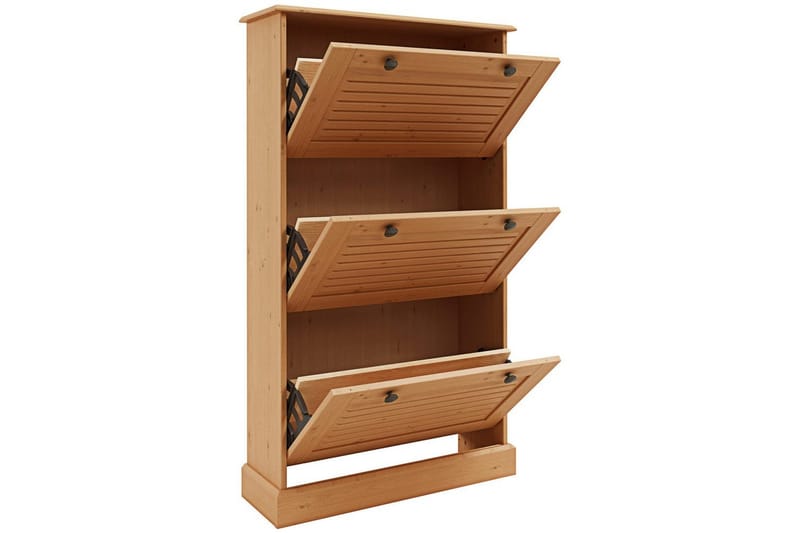 Mille Skoskåp 75x130 cm - Brun - Förvaring - Skoförvaring - Skoskåp