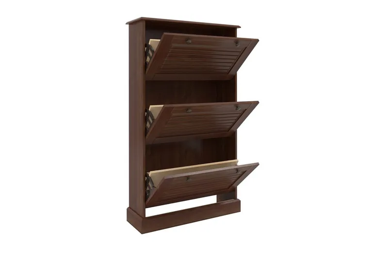 Mille Skoskåp 75x130 cm - Brun - Förvaring - Skoförvaring - Skoskåp