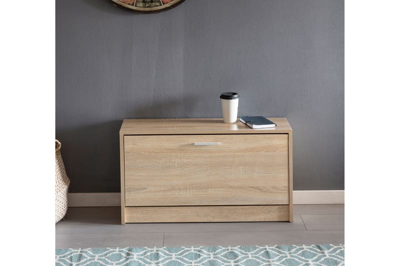 Mosbarger Skohylla 80x24 cm - Trä/natur - Förvaring - Skoförvaring