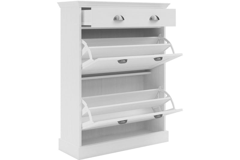 Motala Skoskåp 80x105 cm - Vit - Förvaring - Skoförvaring - Skoskåp