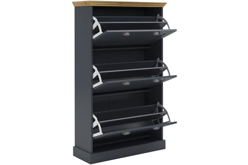 Motala Skoskåp 80x132 cm - Grå - Förvaring - Skoförvaring - Skoskåp