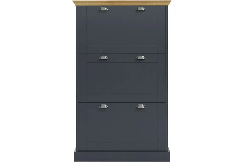 Motala Skoskåp 80x132 cm - Grå - Förvaring - Skoförvaring - Skoskåp