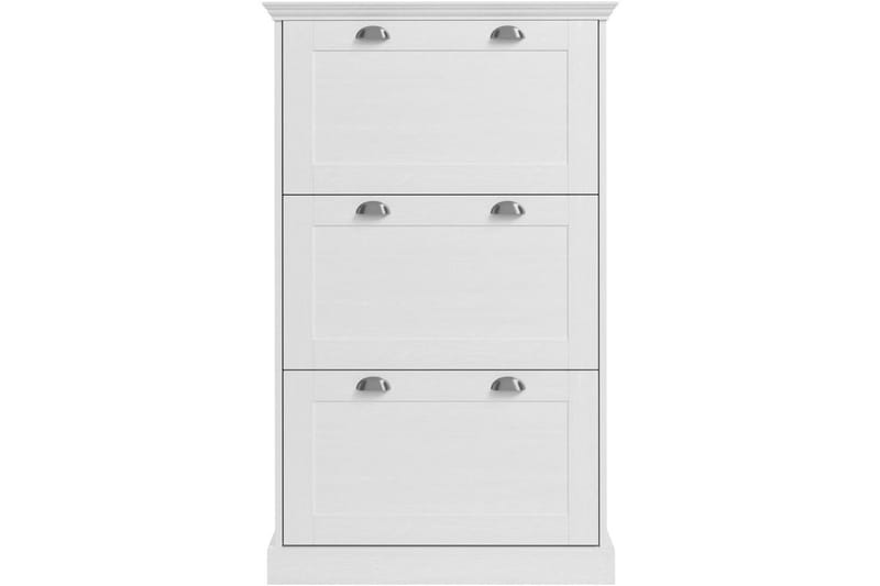 Motala Skoskåp 80x132 cm - Vit - Förvaring - Skoförvaring - Skoskåp