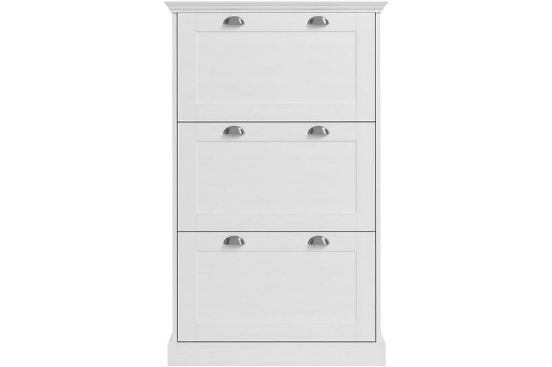 Motala Skoskåp 80x132 cm - Vit - Förvaring - Skoförvaring - Skoskåp