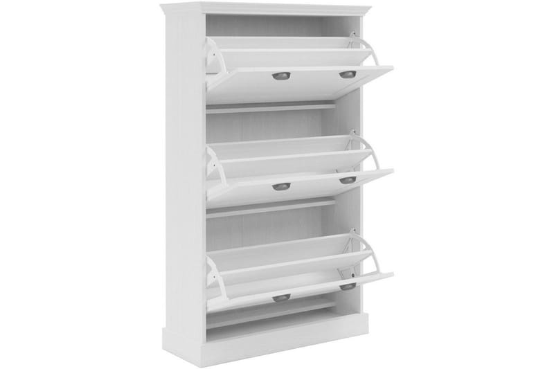 Motala Skoskåp 80x132 cm - Vit - Förvaring - Skoförvaring - Skoskåp