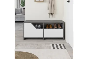 Nexus Skoskåp 105 cm - Grå/Vit - Förvaring - Skoförvaring