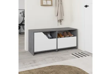 Nexus Skoskåp 105 cm - Grå/Vit - Förvaring - Skoförvaring
