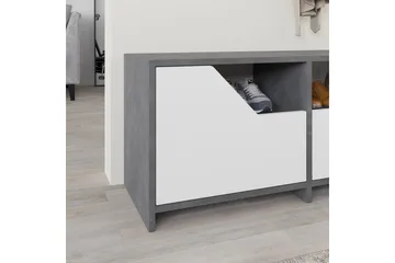 Nexus Skoskåp 105 cm - Grå/Vit - Förvaring - Skoförvaring