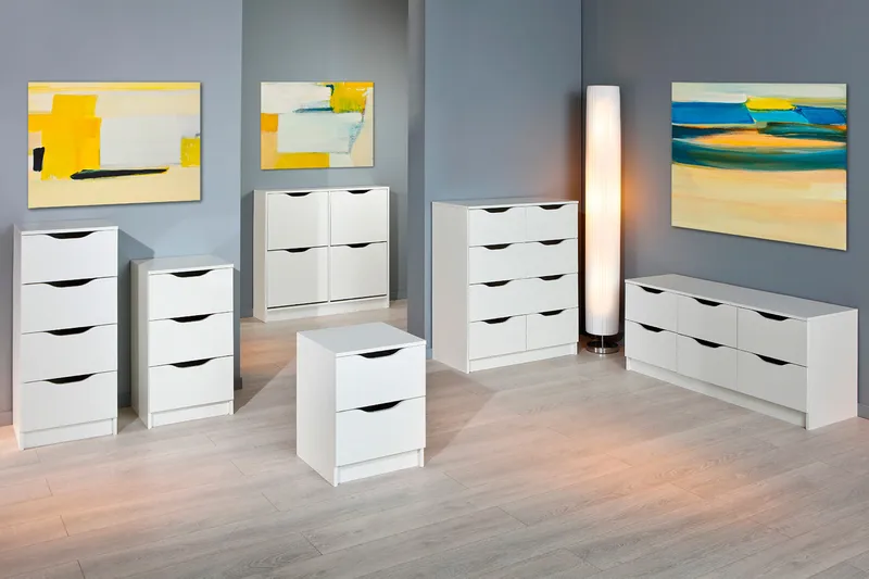 Novalis Skoskåp 100 cm - Vit - Förvaring - Skoförvaring - Skoskåp