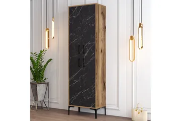 Retzow Skoskåp 60x35 cm - Svart/Mörkbrun - Förvaring - Skoförvaring