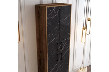 Retzow Skoskåp 60x35 cm - Svart/Mörkbrun - Förvaring - Skoförvaring