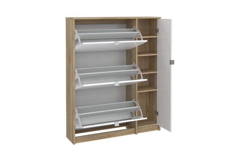 Rivornis Skoskåp 98,8 cm - Natur - Förvaring - Skoförvaring - Skoskåp