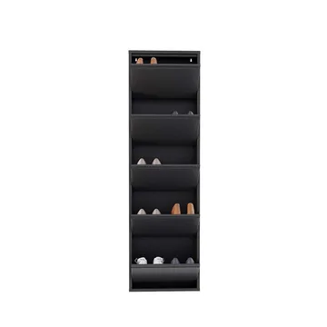 Rylanis Skoskåp 50x169 cm - Antracit - Förvaring - Skoförvaring