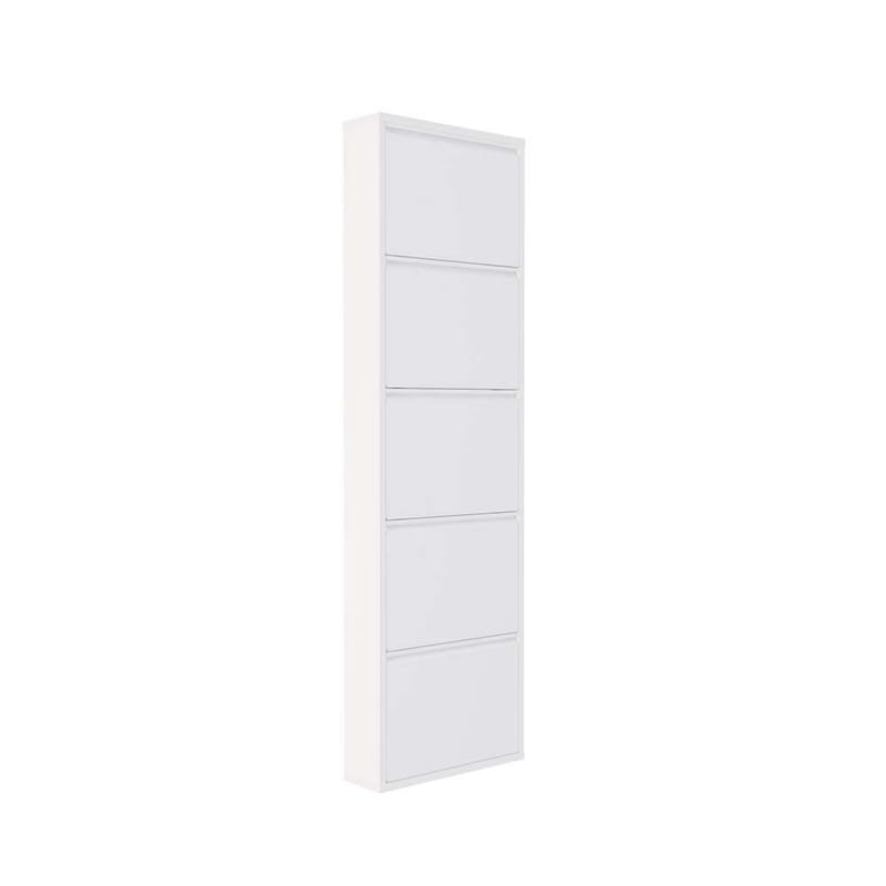 Rylanis Skoskåp 50x169 cm - Vit - Förvaring - Skoförvaring - Skoskåp