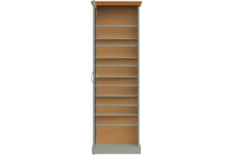 Selma Skoskåp 60x180 cm, Grön