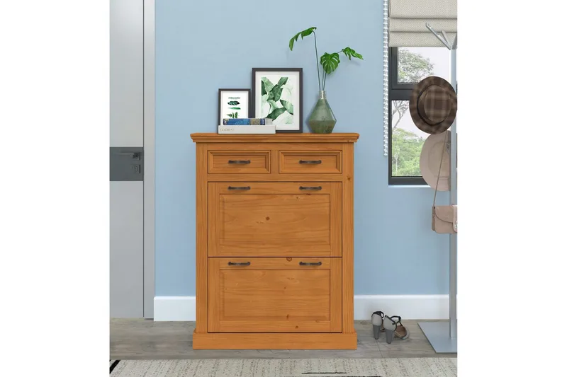 Selma Skoskåp 90x115 cm - Natur - Förvaring - Skoförvaring - Skoskåp